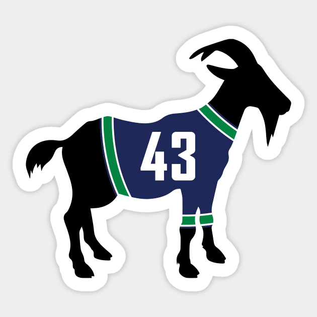 Quinn Hughes GOAT Sticker by cwijeta